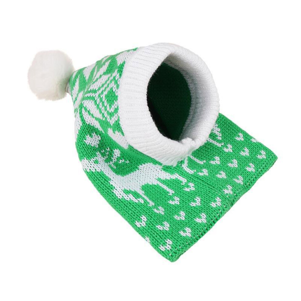 Stylish Christmas Dog Hat Knitted Winter Hats for-green 1 L-image-OPC-PMH7KG7-NEW