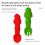 Silicone Tableware Set Christmas Themed Washable Children-Red 5