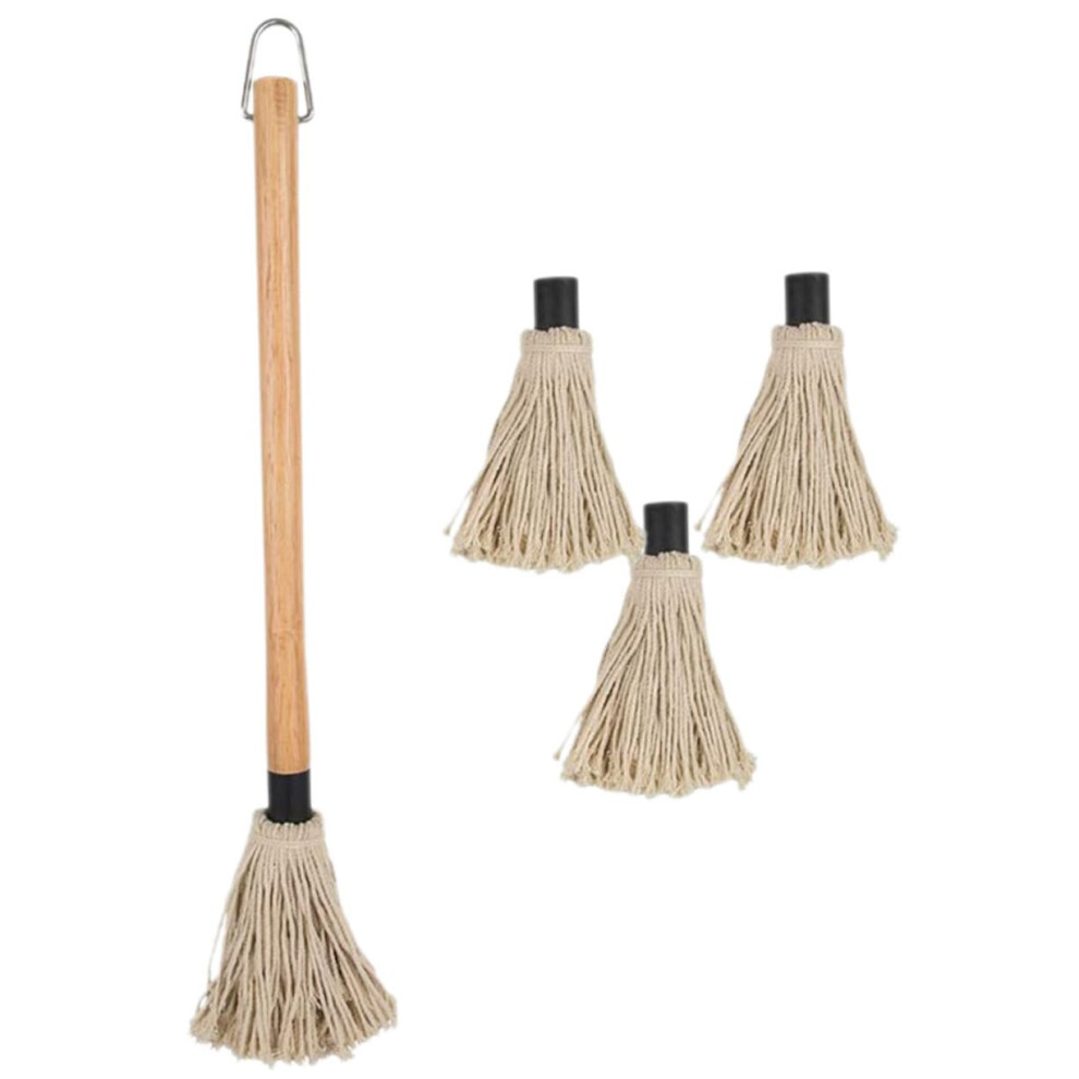 Barbecue Brush Oil Brush For Cooking, Reusable Mop, BBQ Accessories, Stainless Steel Bristle, 12-Inch-image-OPC-PMH7M22-NEW