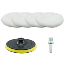 Polishing Kit 3/4/5/6/7 Inch Polishing Pads Orange Size A For Car Waxing And Auto Paint Care Wool Wheel Sponge Disk