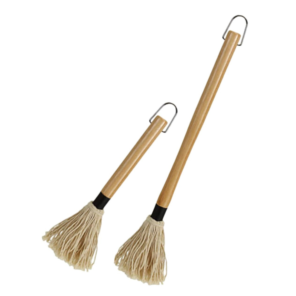 BBQ Sauce Basting Mop 2-Piece Set Portable Barbecue Accessory Grill Brush-image-OPC-PMH7M2W-NEW