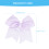 6St Bogen Haargummis Große Cheer Bows Haarseile Für 3
