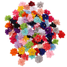 100 Stück Diy Kopfschmuck Blumen Handgemachte Bastelblumen Dekorative