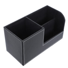 1St Geschäftsmäßiger Stiftehalter Aus Pu Leder Schreibtischorganizer