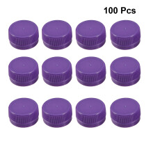 100 Stk Kunststoff Trinkflaschen Deckel Frischwasserflasche Lila