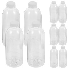 10St Saftflaschen 350Ml Mit Verschluss Leere Füllflasche Trinkflasche