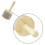 cabasa 3,4'' handtrommel kinderpercussie educatief materiaal 7