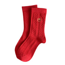 Chinese New Year Crew Ankle Socks Combed Cotton Soft-Style 1