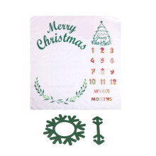 Newborn Christmas Photoshoots Background Cloth Baby Month Growth
