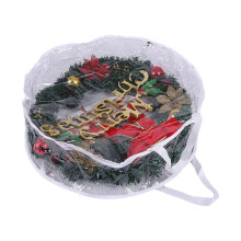 Folding Christmas Wreath Protective Bag-White diameter 76cm