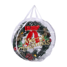 Christmas Wreath Storage Bag Round Clear-White diameter 61cm