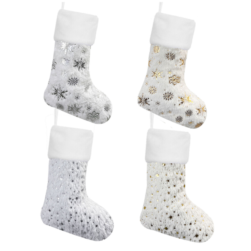 Assorted Colorful Christmas Stockings 4-Hot stamping Christm