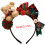 Soft And Adjustable Reindeer Antler Headband-Bow bear doll 4