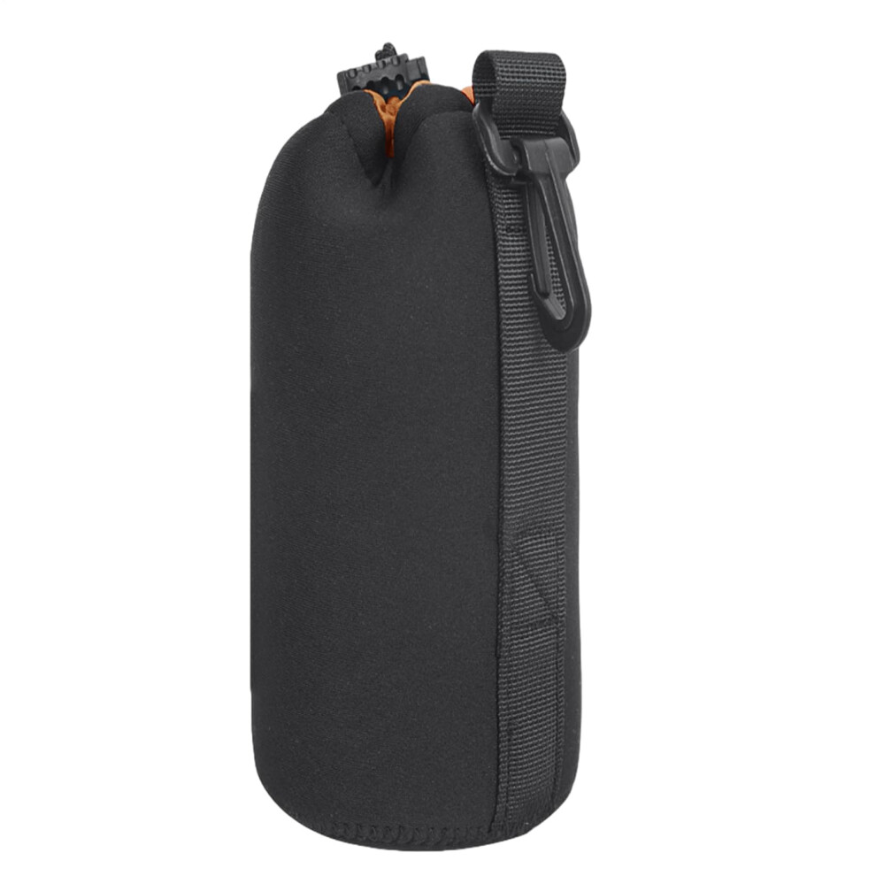 Telephoto Lens Case Neoprene Feel For Dslr Lenses, Camera Lens Storage, Cord Tension Opening, 25 Cm 9354506619510