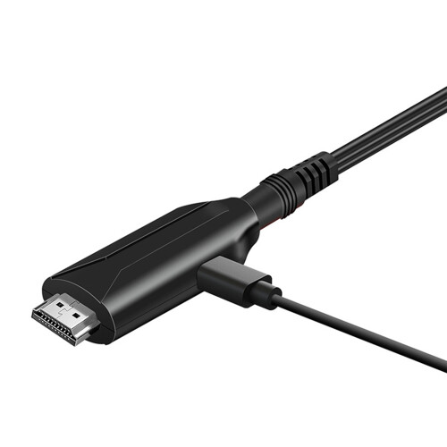 HDMI to SCART Conversion Cable 1.5 M Portable High Definition Multimedia Link 2