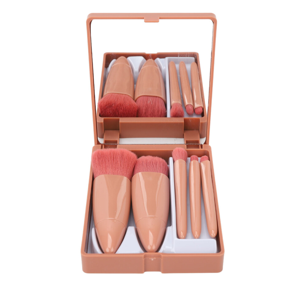 Eyeshadow & Loose Powder Brush Set - 5pcs for Flawless Makeup