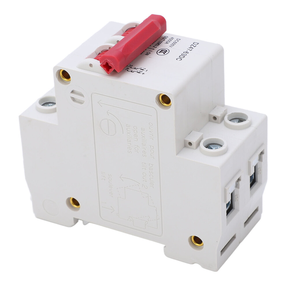 Dc 500V 2P Air Circuit Breaker 50A Overload & Short Circuit Protection 9391356520306