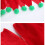 Weihnachts-Elfenkostüm-Set für Kinder,-Rot 110CM 5