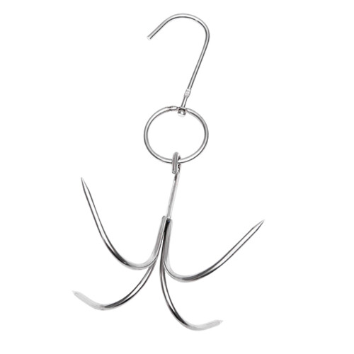 1 Stuks Slagersvleeshook RVS Hamhanger Keukenvleeshook 1
