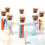 Förpackning 30 St 1,5 Ml Miniglasburkar Med Korkproppar För Bröllop 8