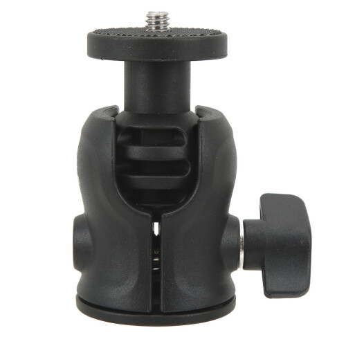 Rotatable ABS Mini Ball Head Adapter 1/4in for Tripod, 2kg Load 1