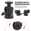 Rotatable ABS Mini Ball Head Adapter 1/4in for Tripod, 2kg Load 3