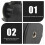 Rotatable ABS Mini Ball Head Adapter 1/4in for Tripod, 2kg Load 5