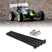 RC Car Accessories Kit for WLtoys 144010 - 4 Steel Black Silver Nuts & Screws