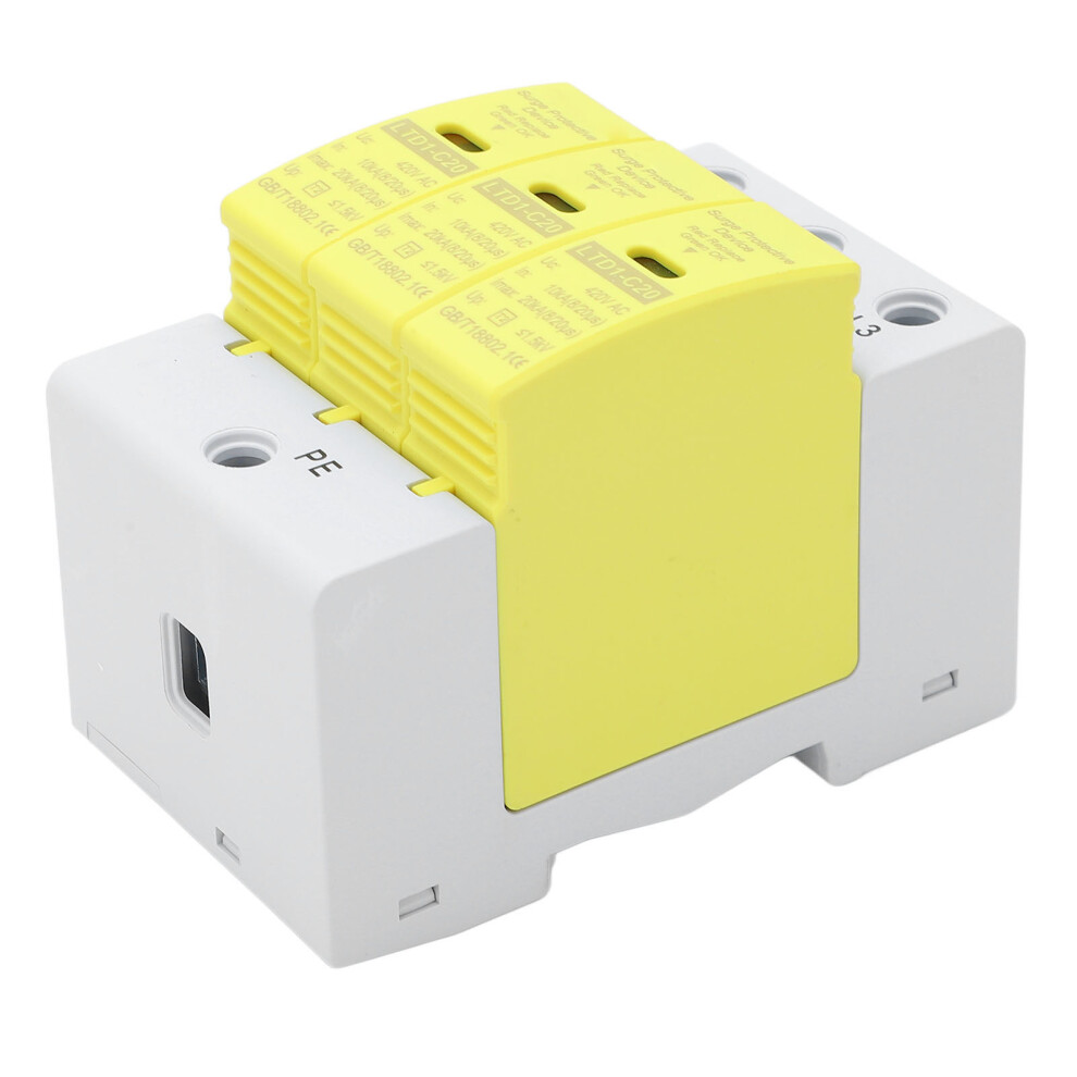 3P Surge Protector Pc Shell 10-20Ka 420V Ip20 Fast Response 6931356521823