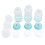 3-teiliges Babyflaschen-Set, PP-Silikon, weich, 4