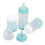3-teiliges Babyflaschen-Set, PP-Silikon, weich, 8