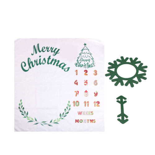Couverture pour bébé sur le thème de noël, serviette