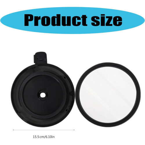 Reusable Outer Bowl Lid Ice Cream Maker Replacement Component ABS Material Splash Prevention Compatible Ice Cream Makers 1