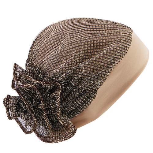 bequeme Turbanmütze mit , elastisch, für Erwachsene