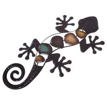 Iron Gecko Craft Outdoor Geckoförmiges Wohnaccessoire