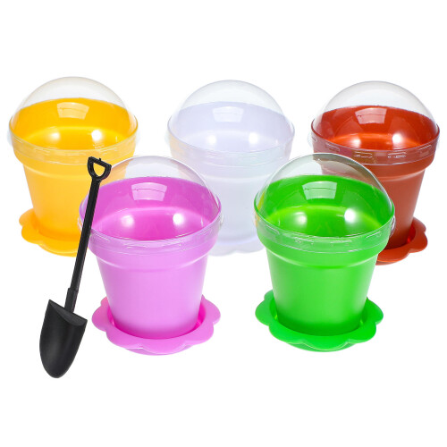 10 Sets Kunststoff Dessertbecher Sichtbecher Blumentöpfe