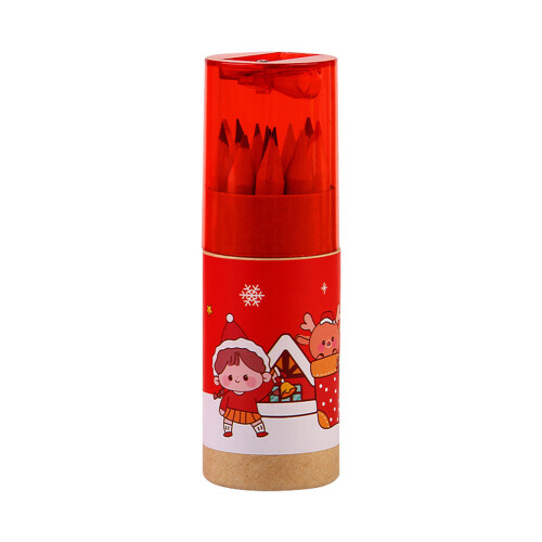Crayons de couleur portables 12 couleurs, crayons de couleur-D