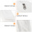 1 einfache pu-schminktasche, transparente kosmetiktasche 10