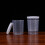 30 100 ml einweg-kunststoff-messbecher mit deckel, transparent 4