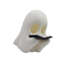Leuchtende gespenstische Halloween-Dekorationen. Gruselige