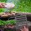 Double Layer Sparbüchse Outdoor Zubehör Grill 4