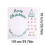Baby Blanket with Growth Chart for Monthly Age Record Soft & 3