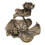 Chic Lotus Design Räucherstäbchenhalter Dekorativer Messingbecher 5