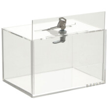 Transparente Spendenbox Mit Schloss Für Vorschläge Und Beschwerden