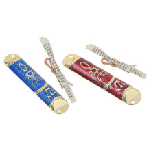 2Stk Mezuzah Mit Rolle Für Tür Bunt Lackierte Hülle Jüdische