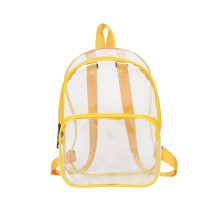 Transparenter PVC Rucksack Groß Hochkapazitiv Für Reisen Camping Gelb