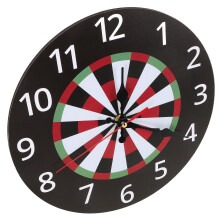 Dartboard Form Wanduhr Stumme Aufhängbare Uhr Minimalistisch