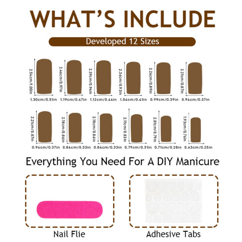 Press on Nail Long Square Artificial Nail Christmas Snowflake 2