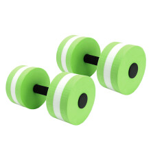 Green EVA Foam Water Floating Dumbbell Set for Yoga & Fitness Training UK