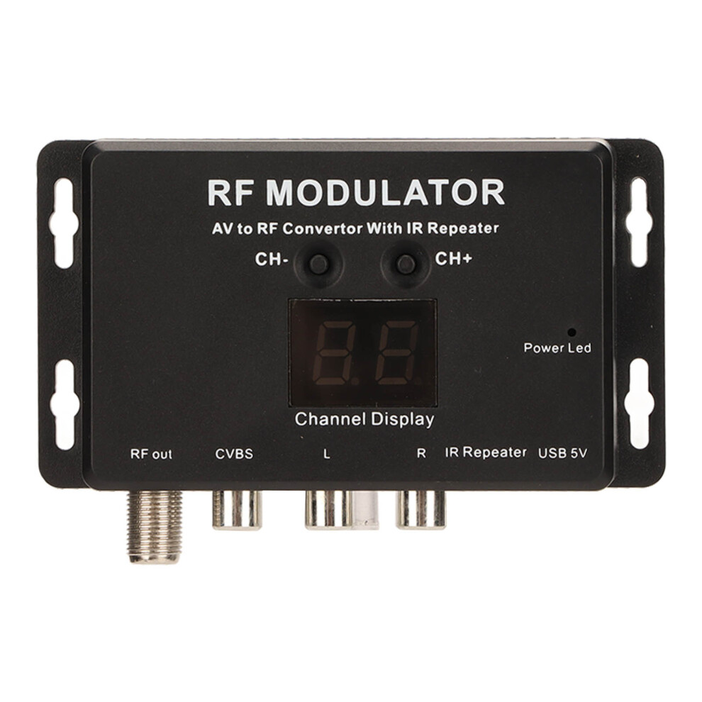 Global Av To Rf Modulator Converter With Ir Repeater Pal Ntsc Compatible 9391356524878